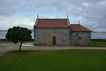 Fototapeta premium Ermita de Nuestra Señora de A Lanzada, Galicia