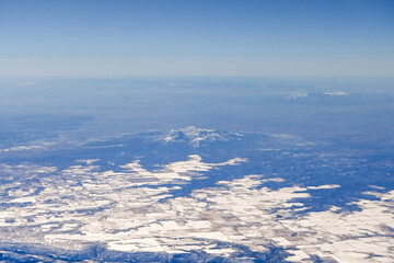 view of the mountains