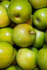 green apples background