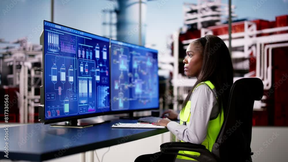 Poster industrial iot automation system