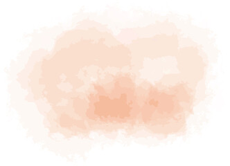 Obraz premium Watercolor peach brush strokes, splash. Abstract background, texture. Color of the year 2024. Vector graphics set. For print, template, web, card, business, packaging 