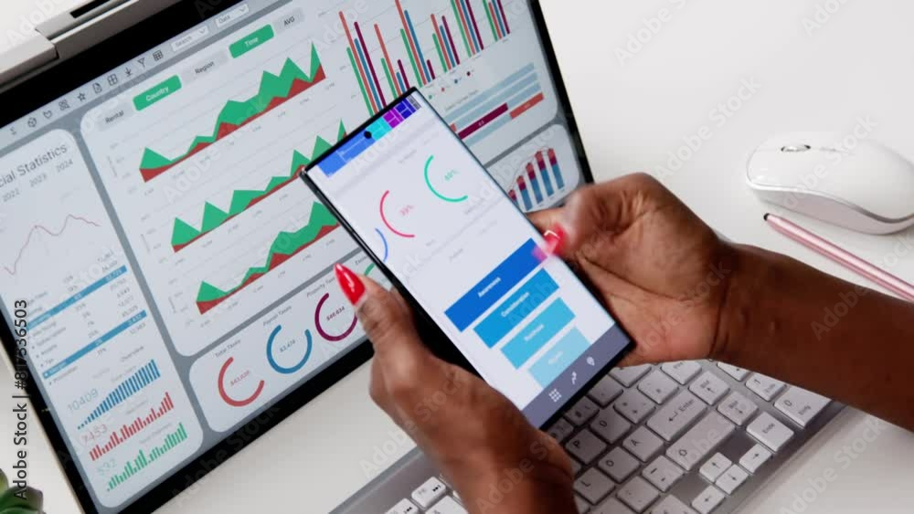 Aufkleber KPI Dashboard Data Analytics