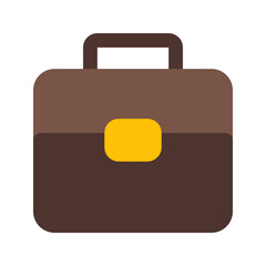 briefcase flat icon