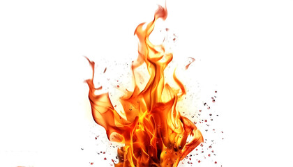 dynamic fire flames background, generative ai