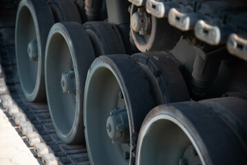 Fototapeta premium Armored combat and war cars