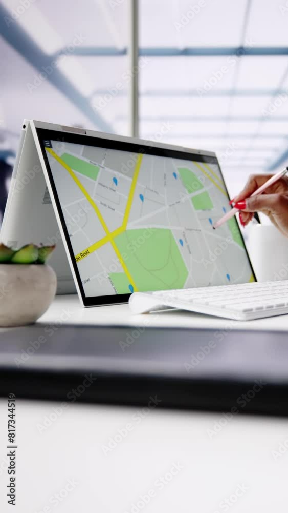 Poster gps location map search online