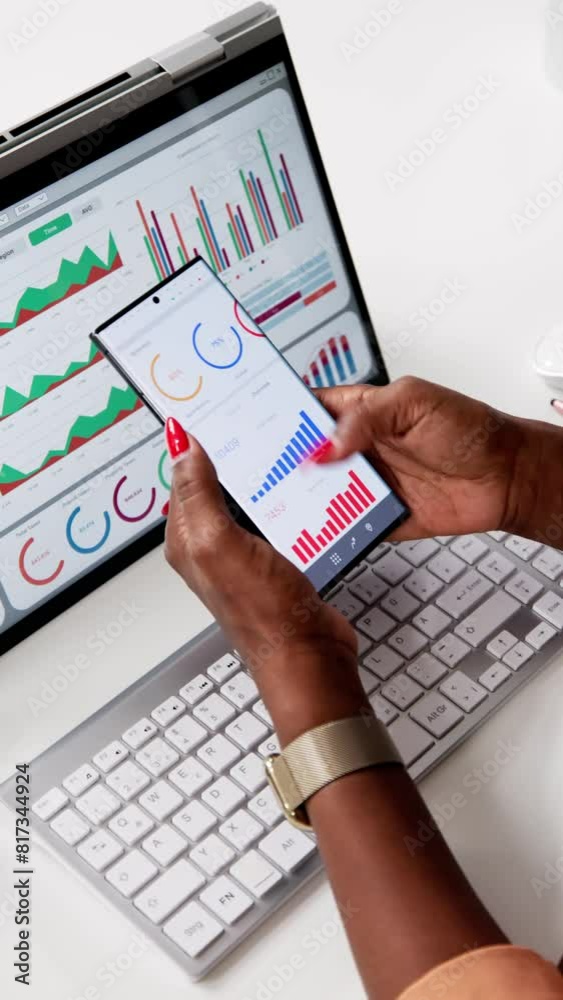 Aufkleber KPI Dashboard Data Analytics