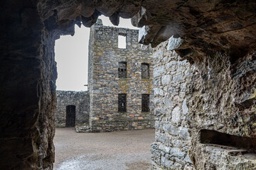 Fototapeta premium Ruins of Ruthven Barracks near aviemore