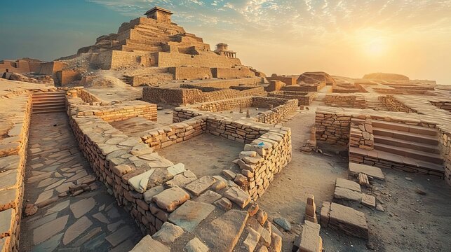 Magazine style photo essay of the major sites of the Indus Valley Civilization