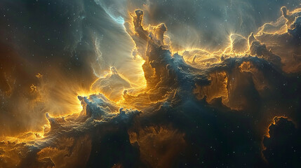 Obraz premium The Majesty of Outer Space: A Captivating Journey into the Vastness of the Cosmos