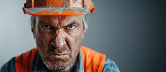 Angry Construction Worker