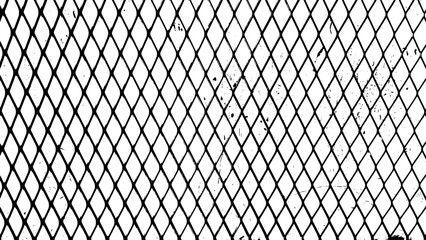 4-84. Black Steel Grid Metal Fence Texture - Illustration	
