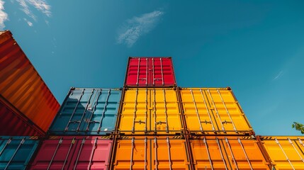 Fototapeta premium cargo containers