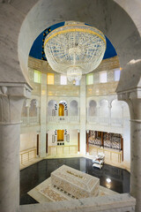Obraz premium Interior view of Mausoleum president Habib Bourguiba Monastir city Tunisia