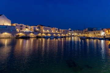 Obraz premium Panoramica del porticciolo di Giovinazzo (Bari Puglia)