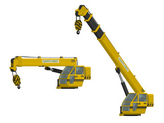 isolate crane on white background © heavypong