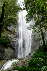Fototapeta premium The beautiful dolo waterfall. Dolo is one of the waterfalls in Kediri