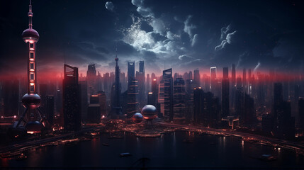 Fototapeta premium Big city