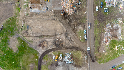 Tornado Damage In Minden, IA