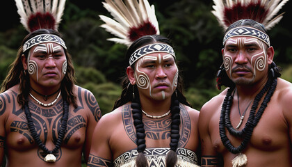 International Day of the World's Indigenous Peoples. The Maori tribe of New Zealand