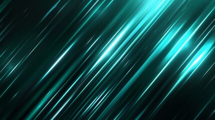 vector background of blue lines on black, neon light effect 