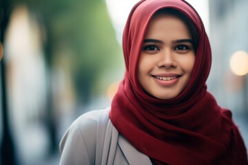 Pretty Muslim Woman Portrait Of Woman In Hijab