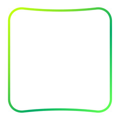 へこみ付きグラデーション線画枠