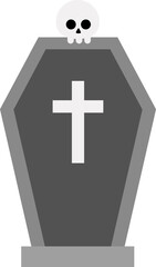 Obraz premium Halloween tombstone Halloween grave vector image 