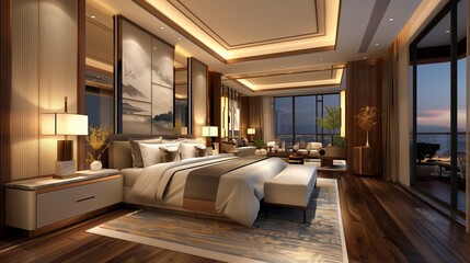 Fototapeta premium bedroom interior