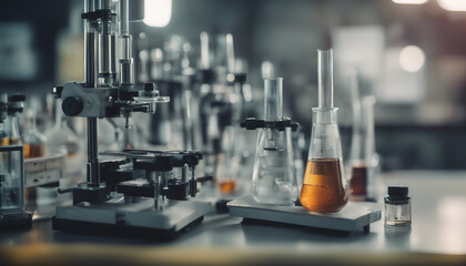 laboratory equipment in laboratory