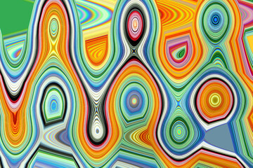 close up of the colourful abstract illustration bakground