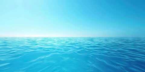 Obraz premium The cerulean blue of a clear sky stretches endlessly in every direction, symbolizing the vastness of existence