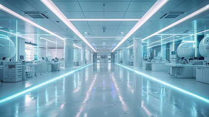 Futuristic medical laboratory backgrounds