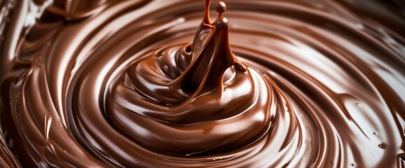 Abstract Background World Chocolate Day, Chocolate Swirl Dynamics, World Chocolate Day Background