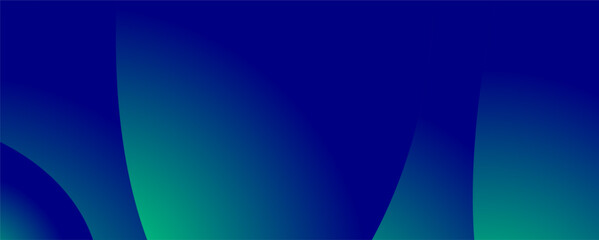 Obraz premium 3D blue and green geometric fluid abstract background. Minimalist modern graphic design element cutout style concept for banner, card, or brochure cover
