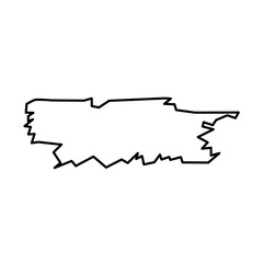 Torn paper note of vector illustration