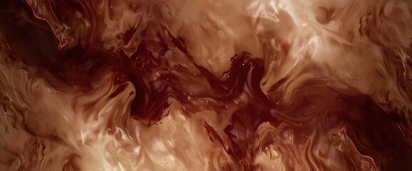 Abstract Background World Chocolate Day, Chocolate Mist Fractals, World Chocolate Day Background