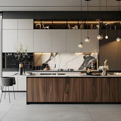 modern kitchen interior