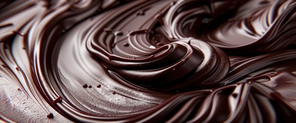 Naklejka premium Abstract Background World Chocolate Day, Chocolate Ripple Patterns, World Chocolate Day Background