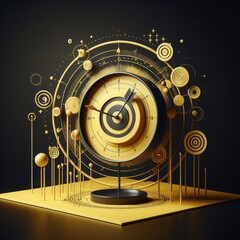 Target Infographic Icon Illustration