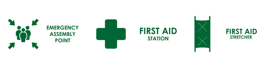 Obraz premium emergency sign icon