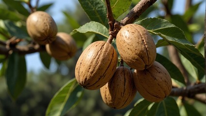 Obraz premium pecan trees,nut trees