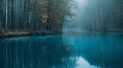 blue water lake