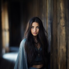 Obraz premium Beautiful Asian mix woman