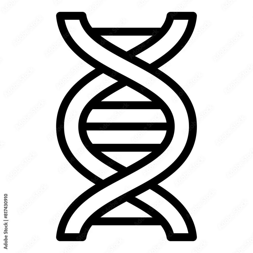 Poster dna helix icon