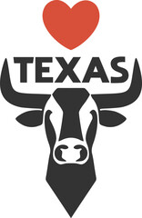 Texas love symbol