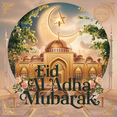 Islamic background for Eid Al-Adha