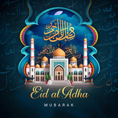Islamic background for Eid Al-Adha