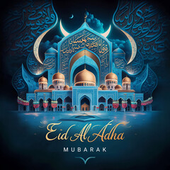 Islamic background for Eid Al-Adha