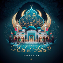 Islamic background for Eid Al-Adha